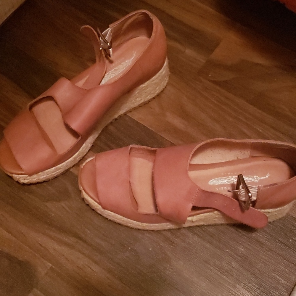 Free People Jeffrey Campbell brown leather sandal